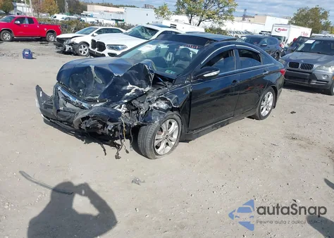 2012 Hyundai Sonata Limited из США, поврежденный, VIN 5NPEC4AC4CH357167